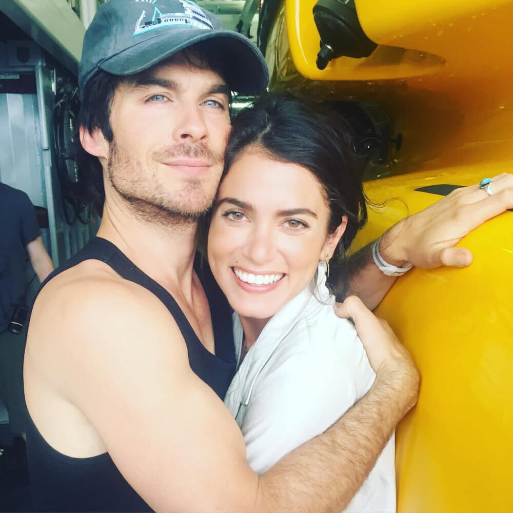 Ian Somerhalder and his current wife Nikki Reed