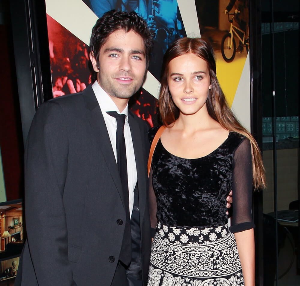 Isabel Lucas and ex boyfriend Adrian Grenier