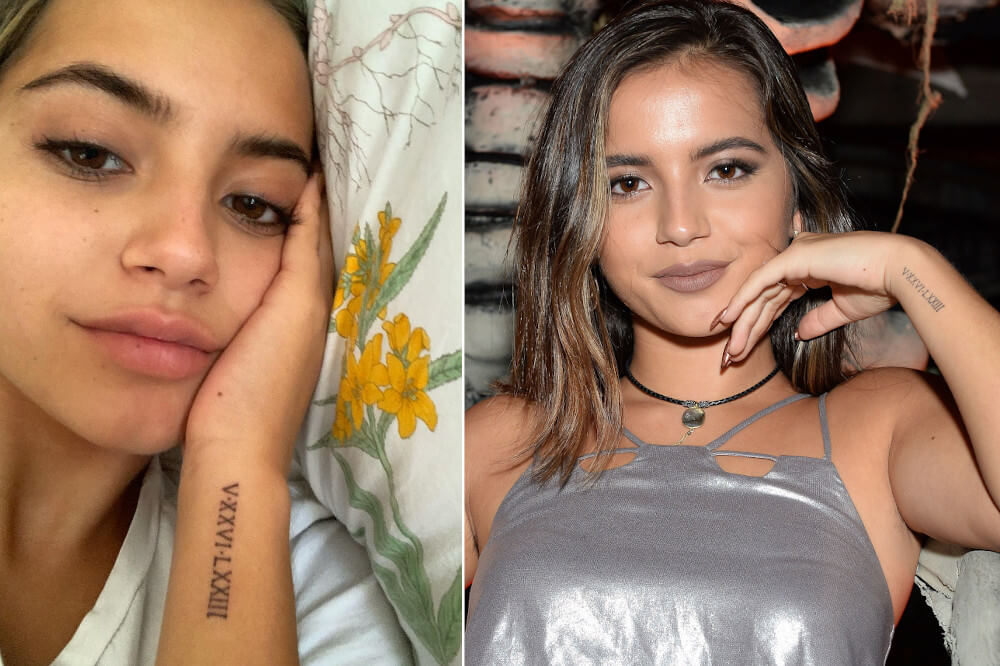 Isabela Moner wrist tattoo