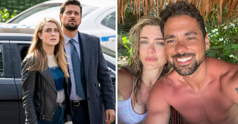 J. R. Ramirez with his girlfriend Melissa Roxburgh spent together on vacation