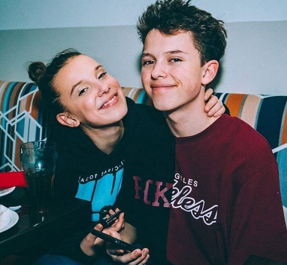 Jacob Sartorius and his girlfriend Millie Bobby Brown