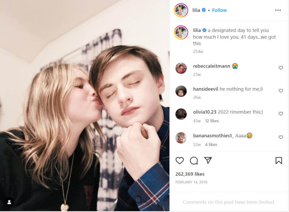 Jaeden Martell and his girlfriend Lilia Buckingham