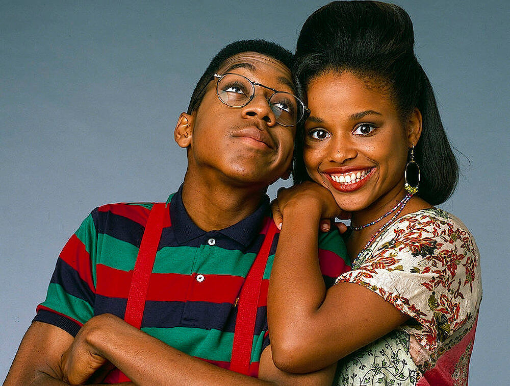 Jaleel White with Michelle Thomas