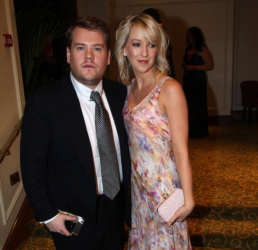 James Corden and current wife Julia Carey