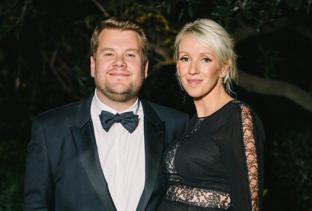 James Corden and wife Julia Carey