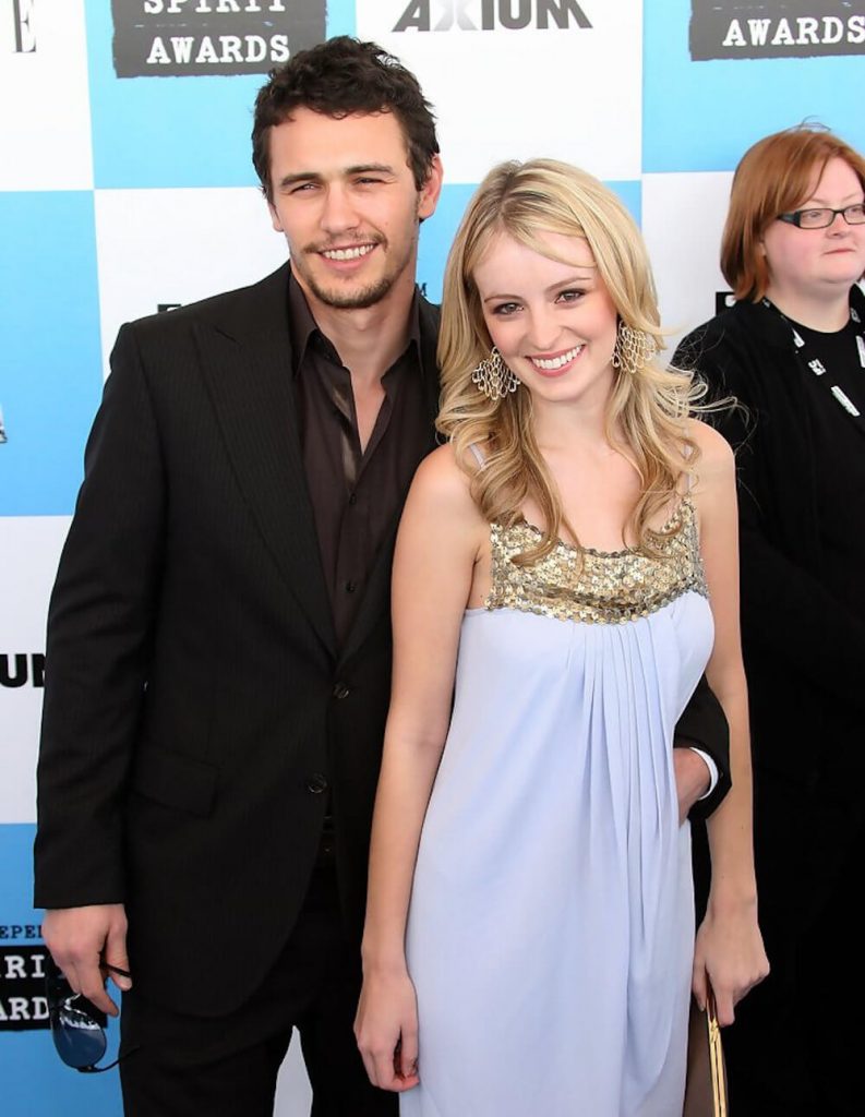 James Franco and ex girlfriend Ahna O'Reilly