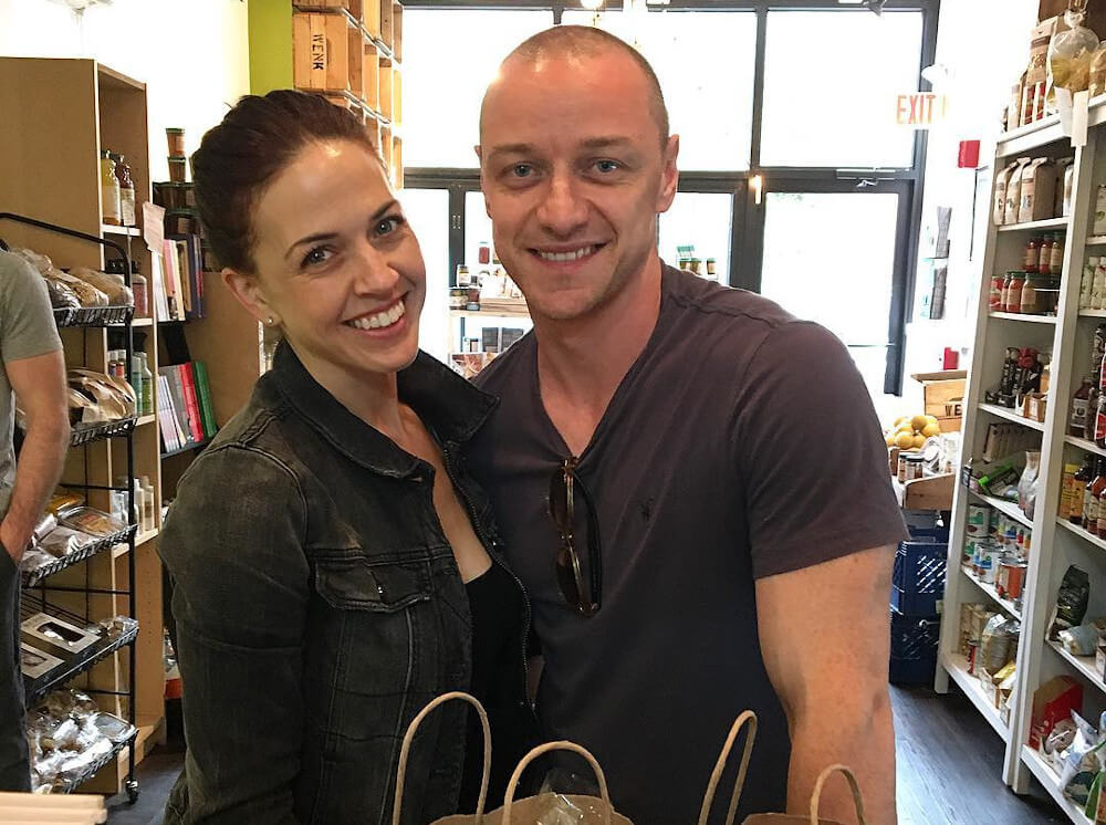 James McAvoy and Lisa Liberati