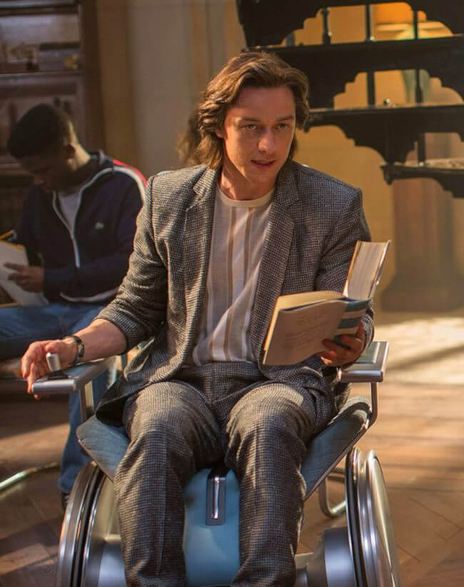 James McAvoy hair style as Professor X