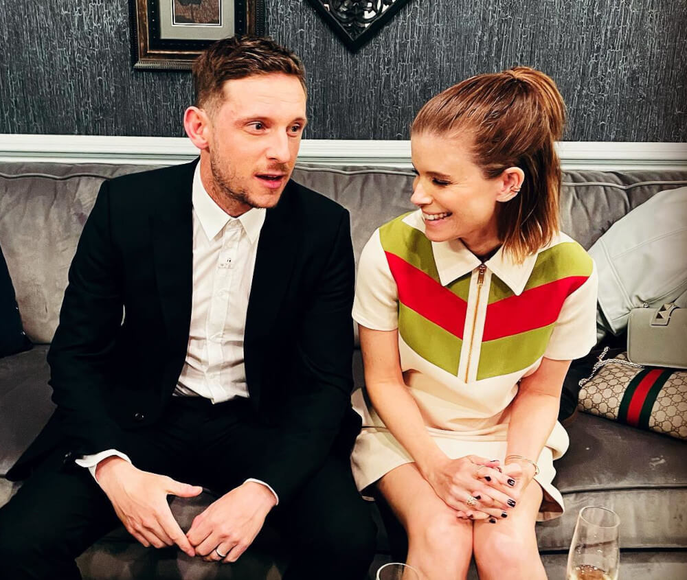 Jamie Bell and his wife Kate Mara
