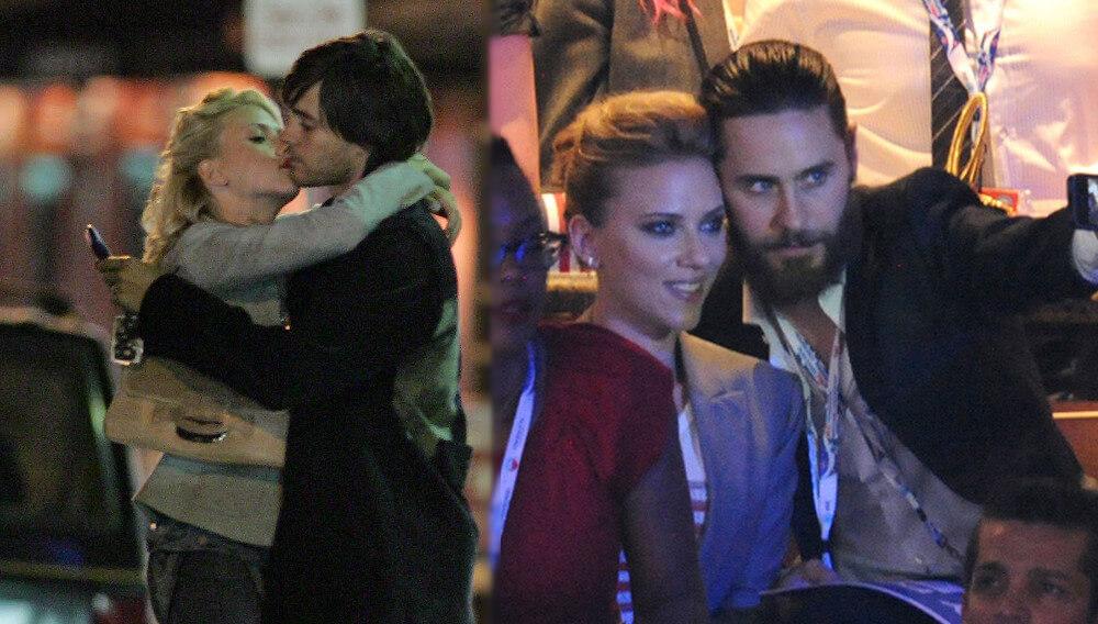 Jared Leto and girlfriend Scarlett Johansson