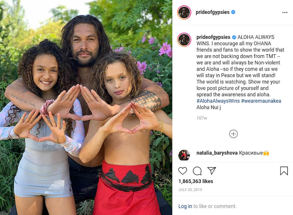 Jason Momoa children Instagram