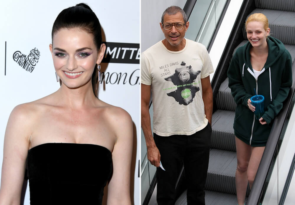 Jeff Goldblum with ex girlfriend Lydia Hearst