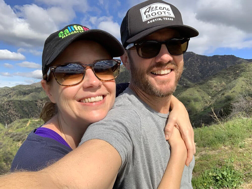 Jenna Fischer and husband Lee Kirk