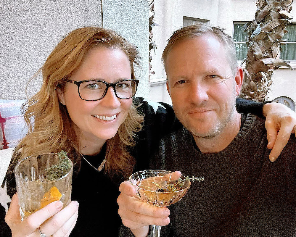 Jenna Fischer with husband Lee Kirk