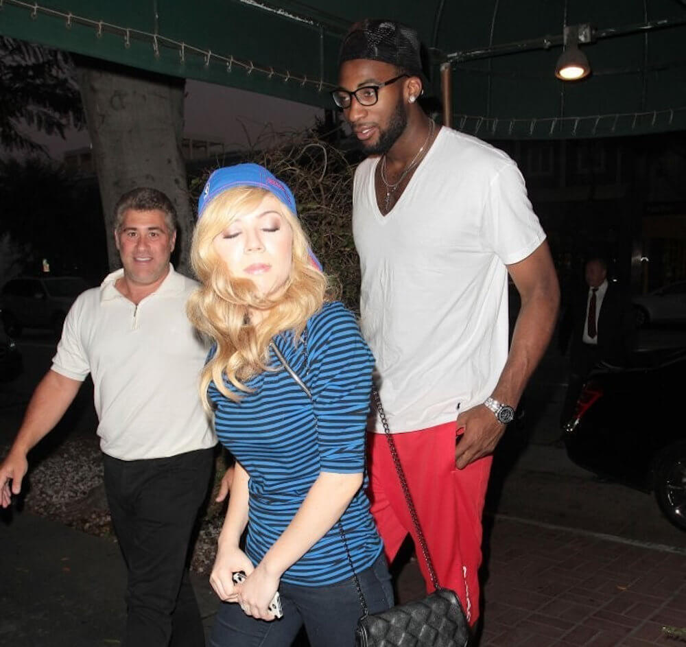 Jennette Mccurdy and boyfriend Andre Drummond