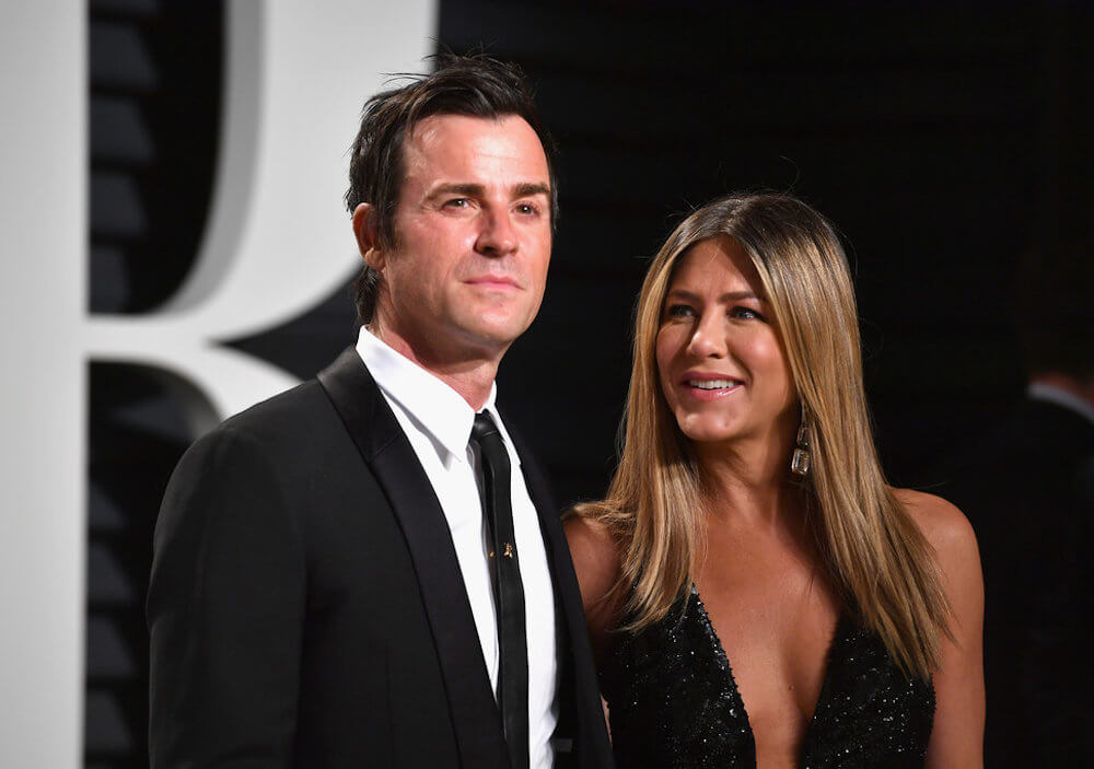 Jennifer Aniston and ex husband Justin Theroux