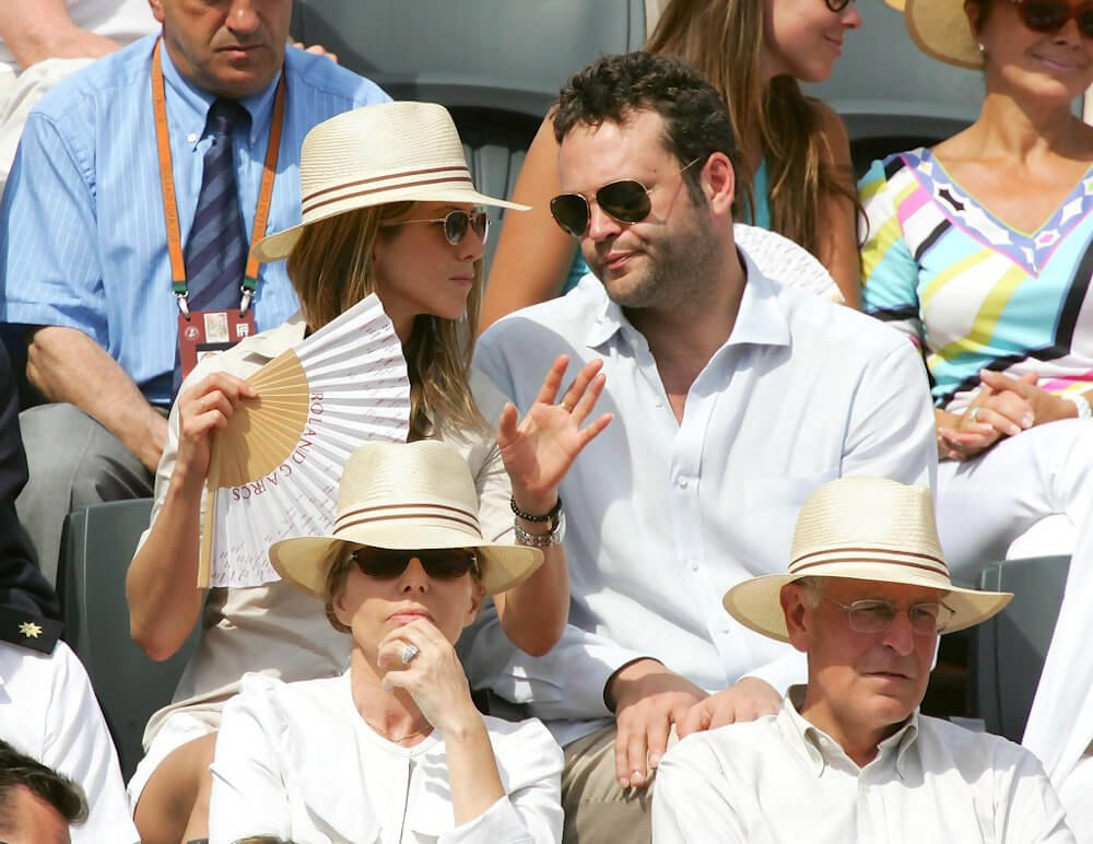 Jennifer Aniston and ex boyfriend Vince Vaughn