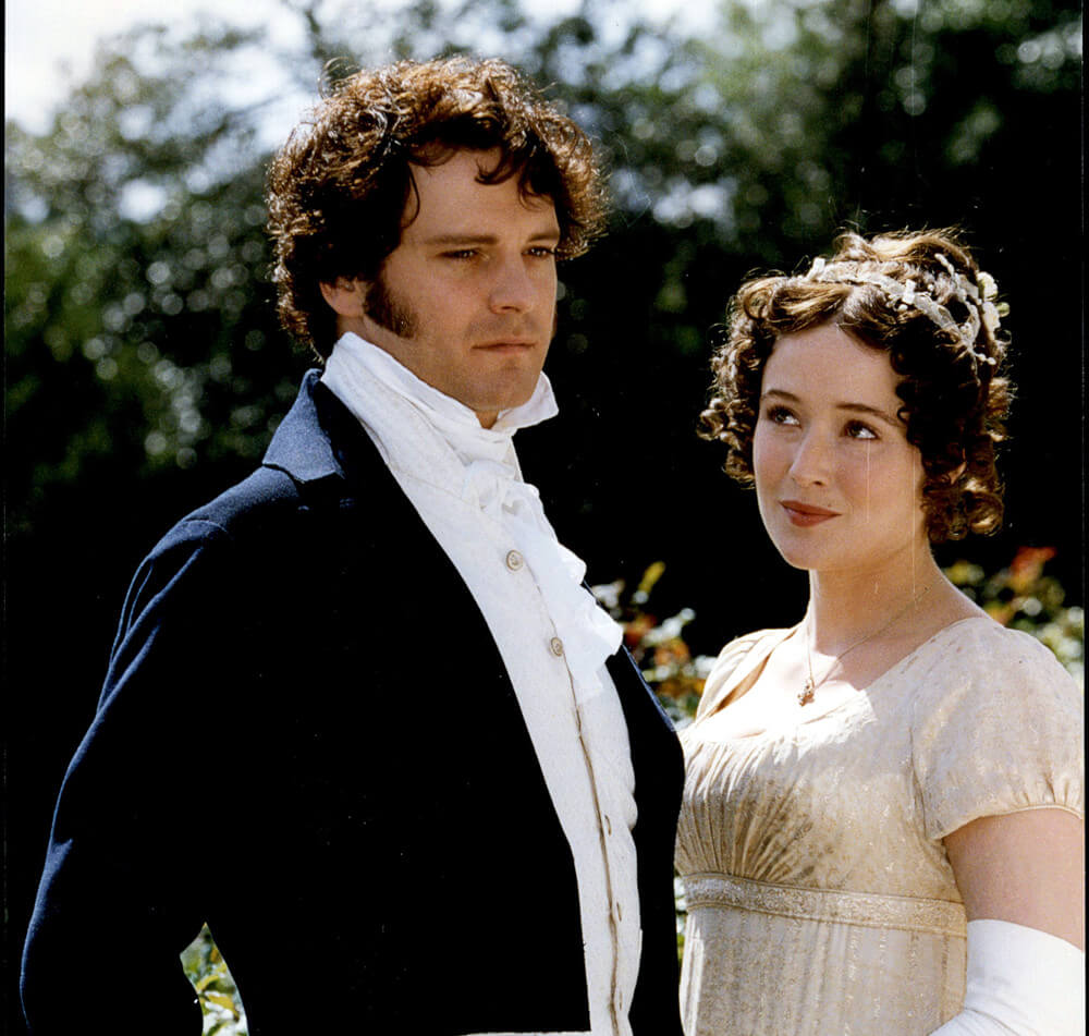 Jennifer Ehle and Colin Firth