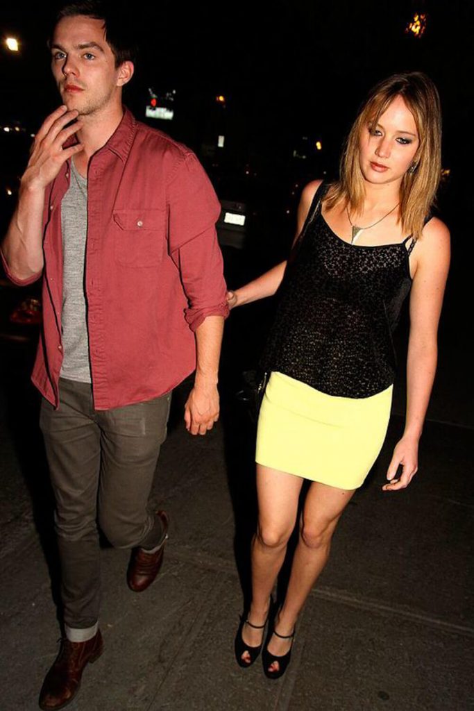 Jennifer Lawrence and boyfriend Nicholas Hoult