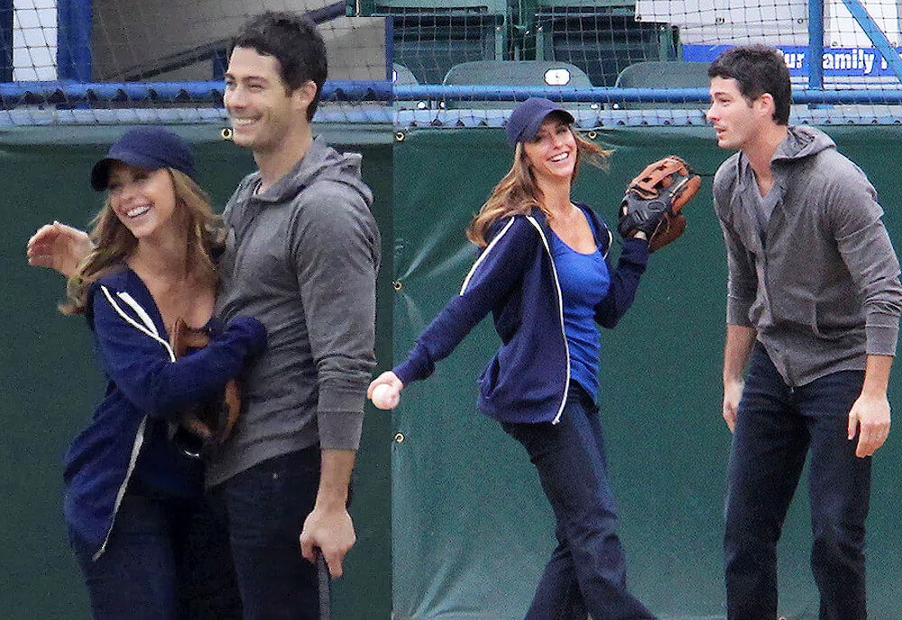 Jennifer Love Hewitt and husband Brian Hallisay