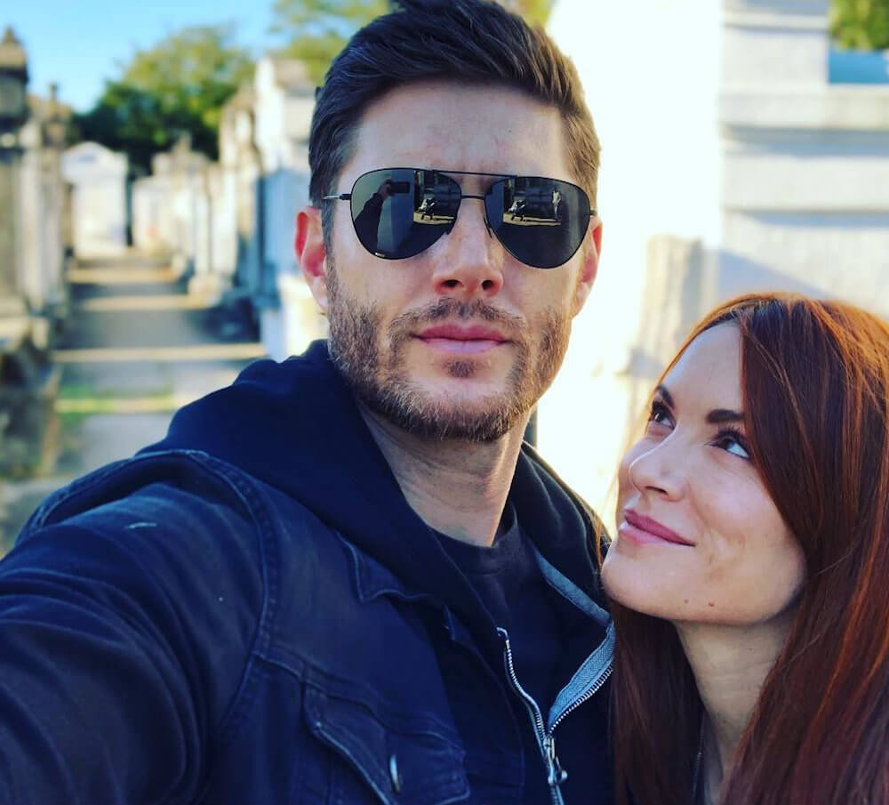 Jensen Ackles with his current wife Danneel Harris