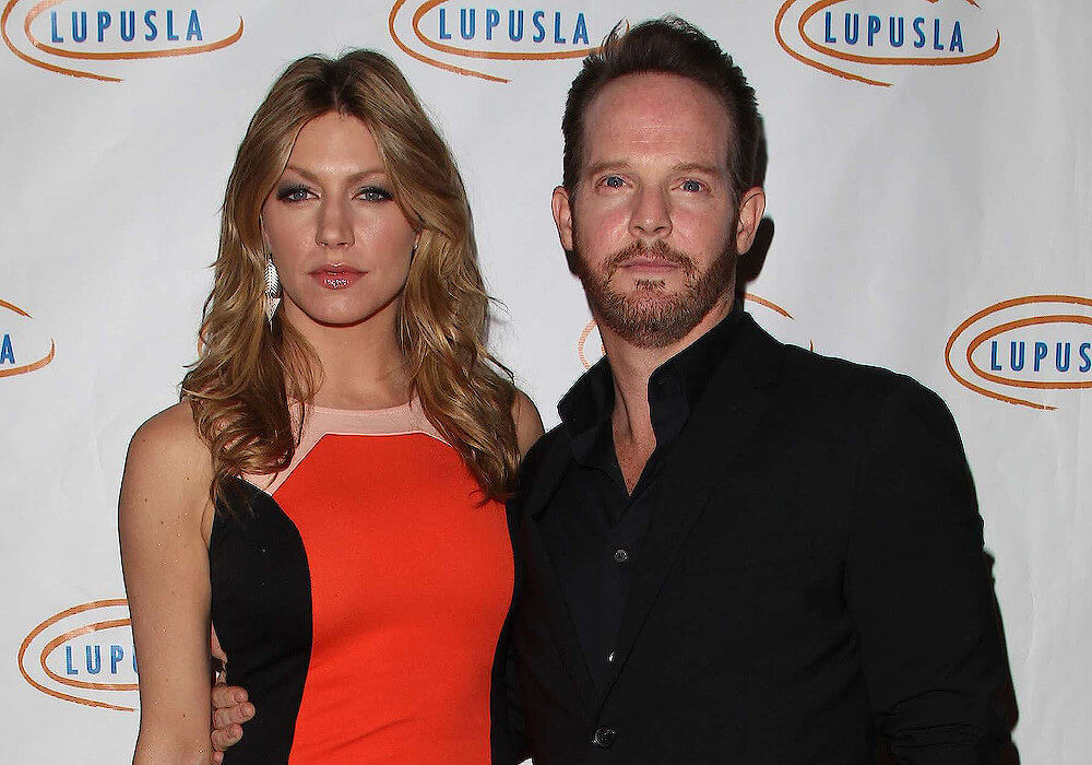 Jes Macallan and ex husband Jason Gray-Stanford