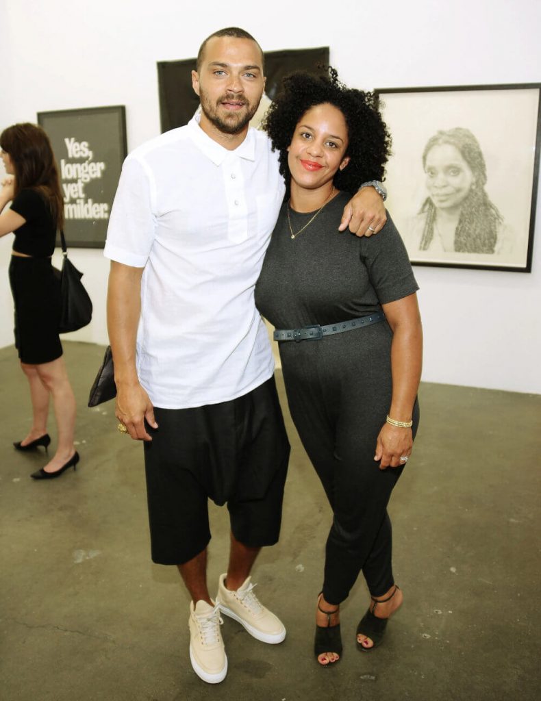 Jesse Williams with his ex wife Aryn Drake-Lee