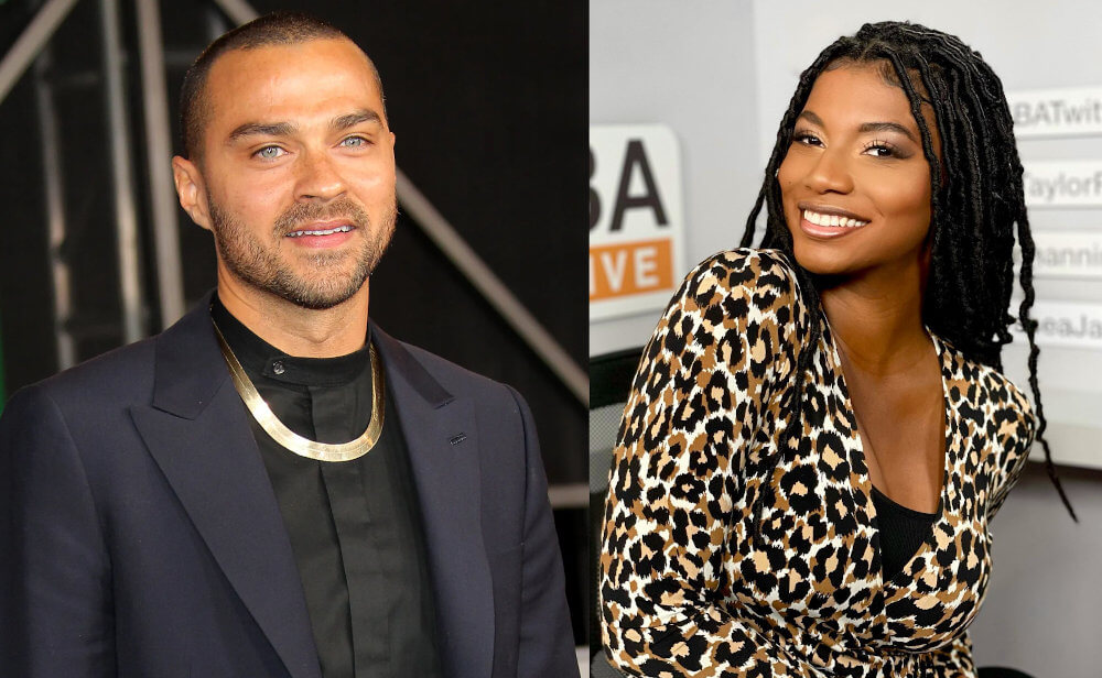 Jesse Williams with ex girlfriend Taylor Rooks