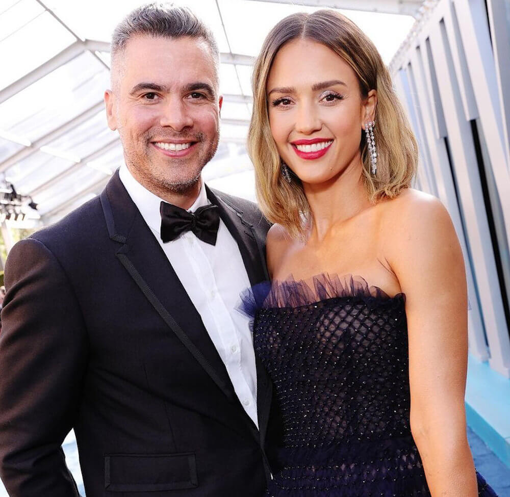 Jessica Alba and current husband Cash Warren