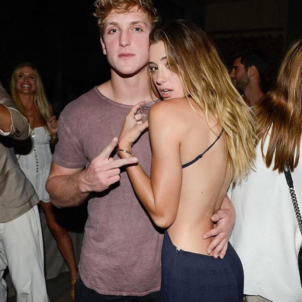 Jessica Serfaty and ex Logan Paul