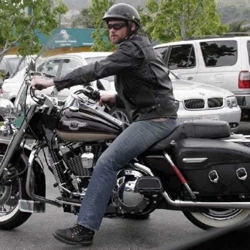 Jim Carrey bikes Harley Davidson