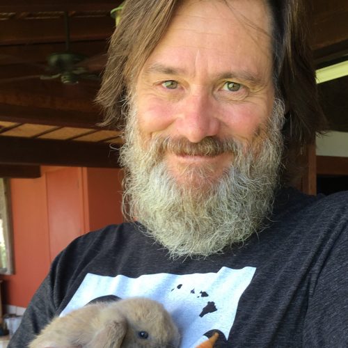 He loves animals! Jim Carey has his own pet shop. The shop is working closely with animal rescue associations to get each animal a new loving home.