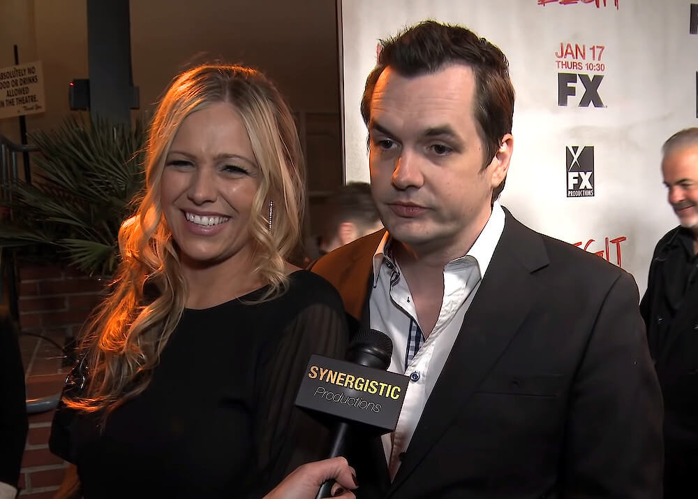 Jim Jefferies and girlfriend Kate Luyben