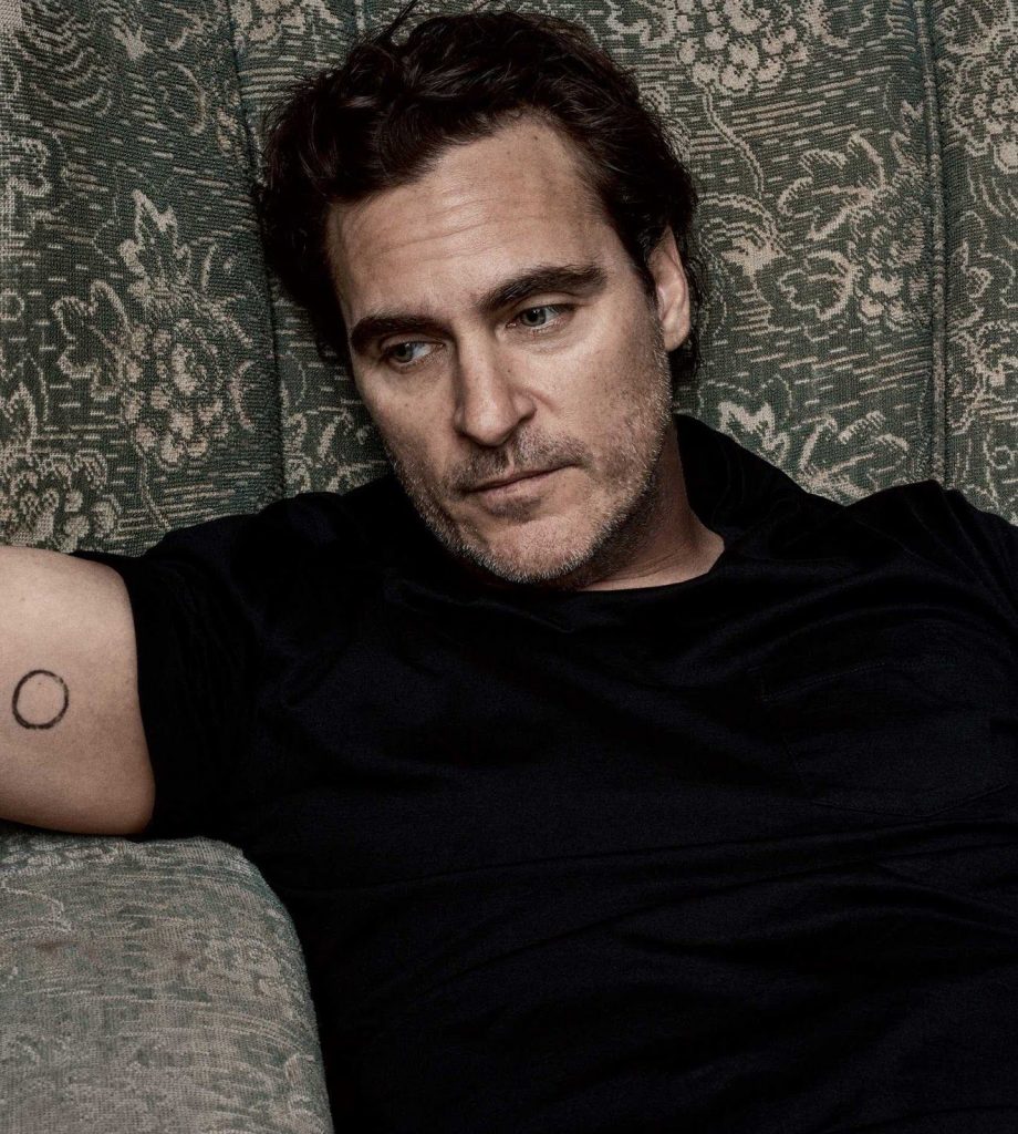 Joaquin Phoenix Circle Tattoo