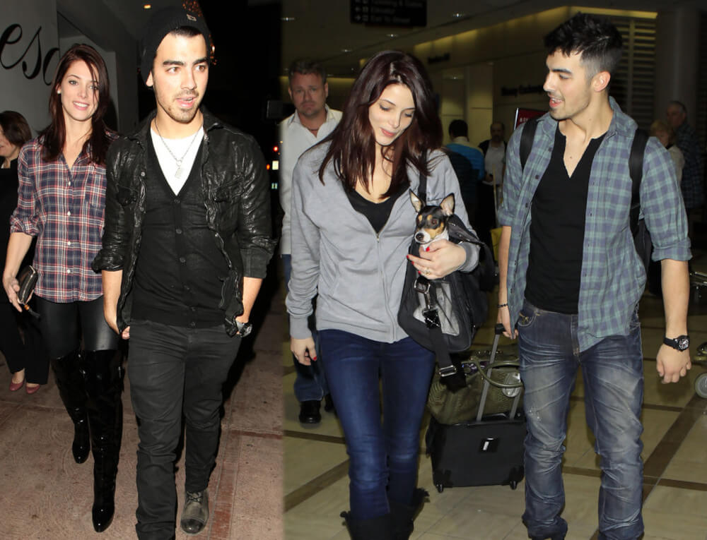 Joe Jonas and his ex gf Ashley Greene