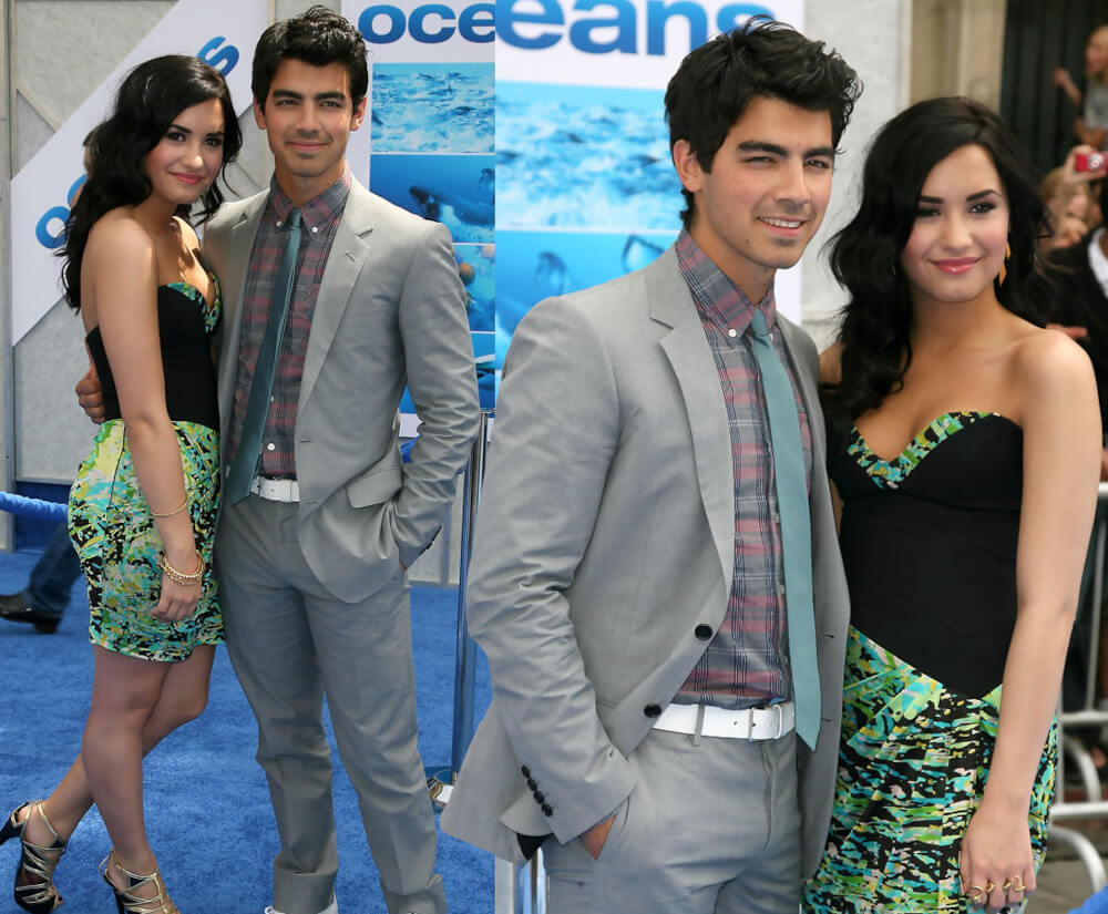 Joe Jonas and Demi Lovato, past affair