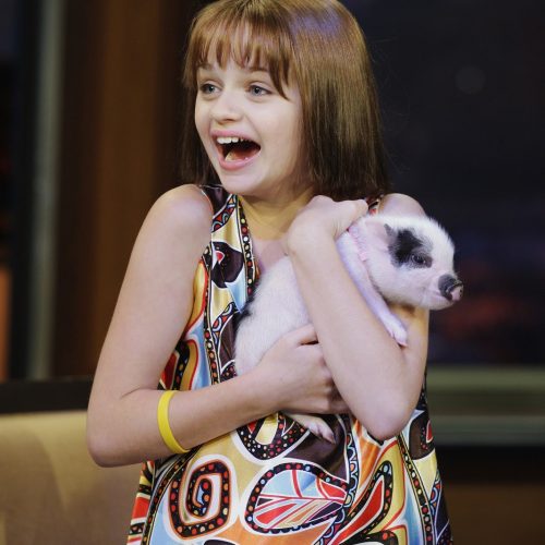 On her 11th birthday in 2010, she appeared on The Tonight Show and received a pet pig as a gift from Jay Leno.