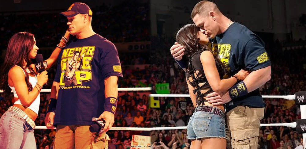 John Cena and AJ Lee