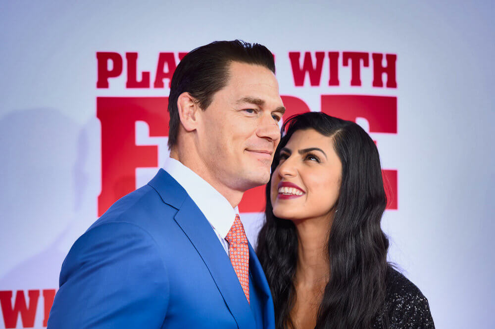 John Cena and current wife Shay Shariatzadeh