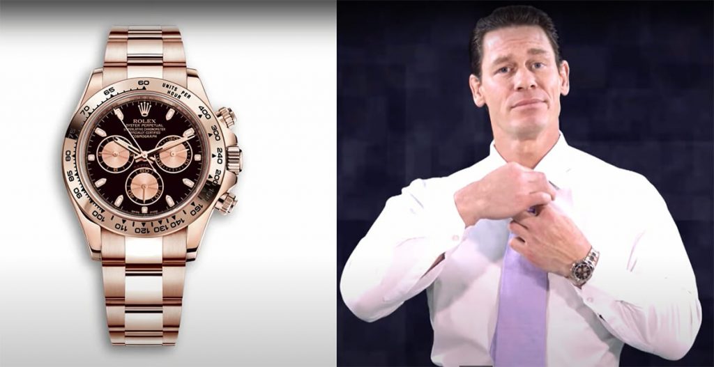 John Cena's Rolex Daytona Everose