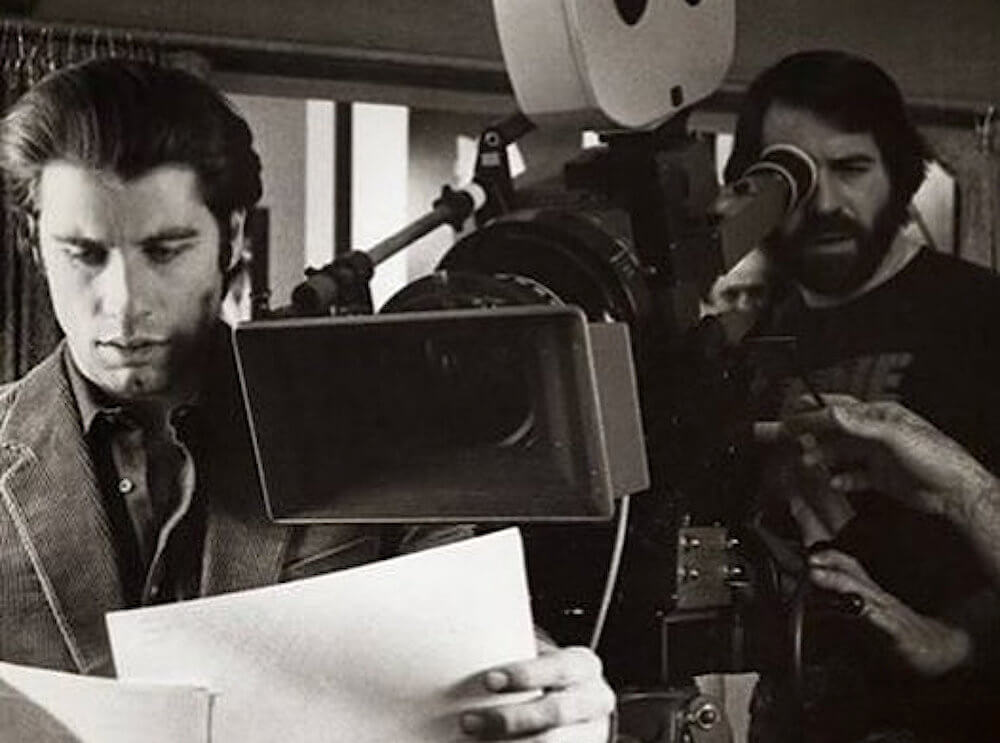 John Travolta filming Carrie 1976