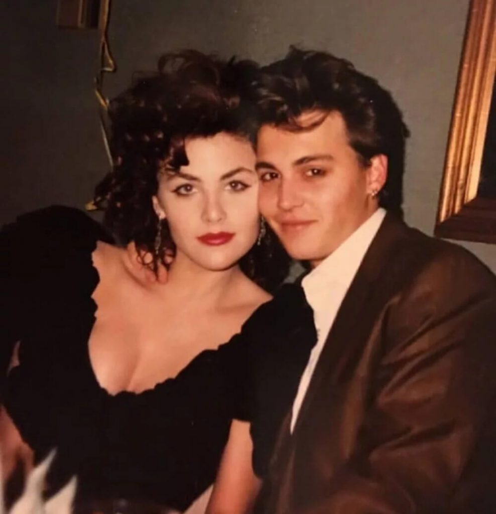 Johnny Depp and girlfriend Sherilyn Fenn