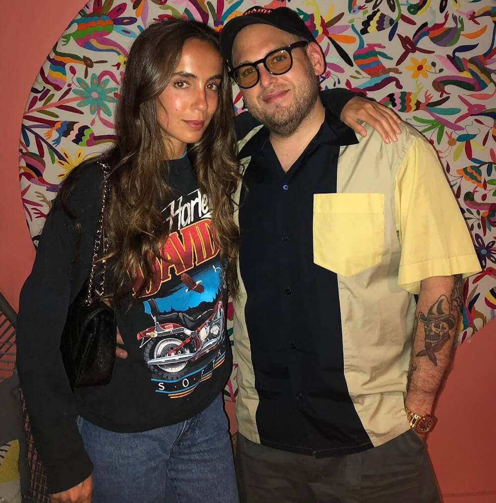 Jonah Hill and Gianna Santos