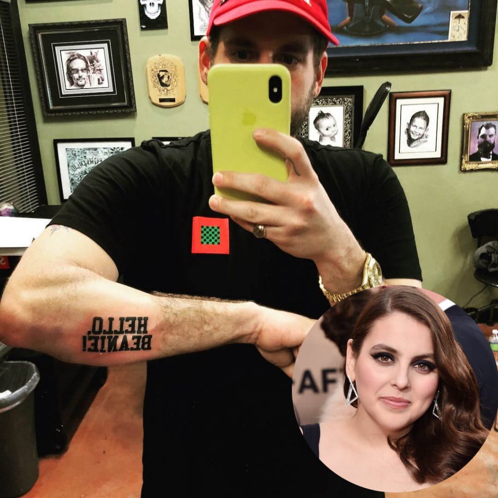 Jonah Hill his sister name tattoo