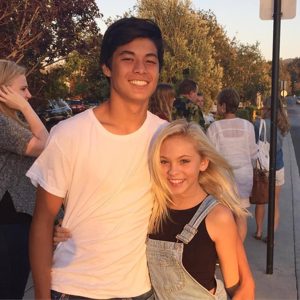 Jordyn Jones and her first famous boyfriend Nick Wallace