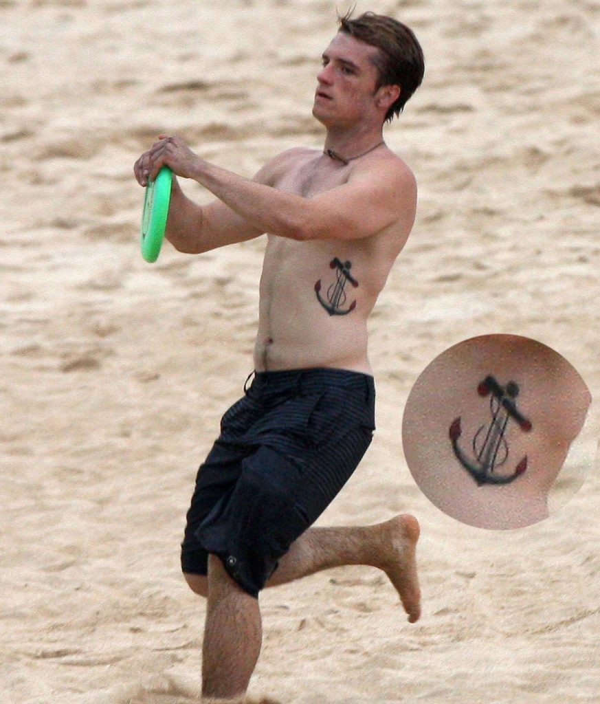Josh Hutcherson Anchor Tattoo