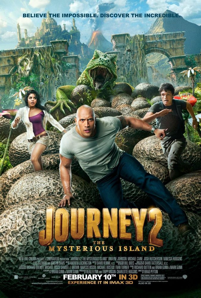 Journey 2: The Mysterious Island 2012 poster
