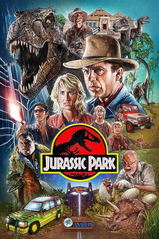 Jurassic Park 1993 poster