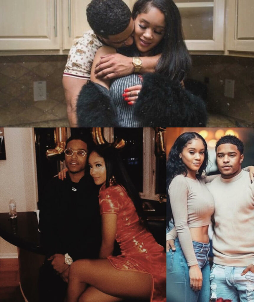 Justin Combs with his ex girlfriend Saweetie