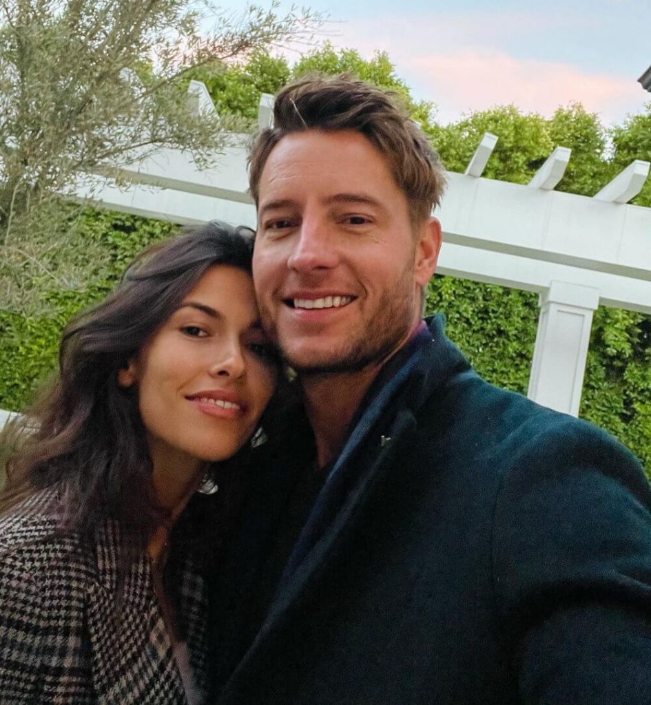 Justin Hartley and wife Sofia Pernas